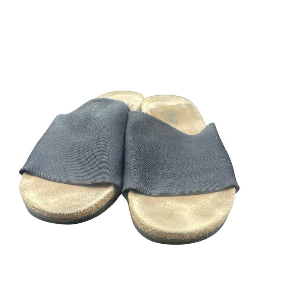 Munro Casita Slide Sandals Women's 6.5 M Black Stretchy Comfy - Picture 2 of 7